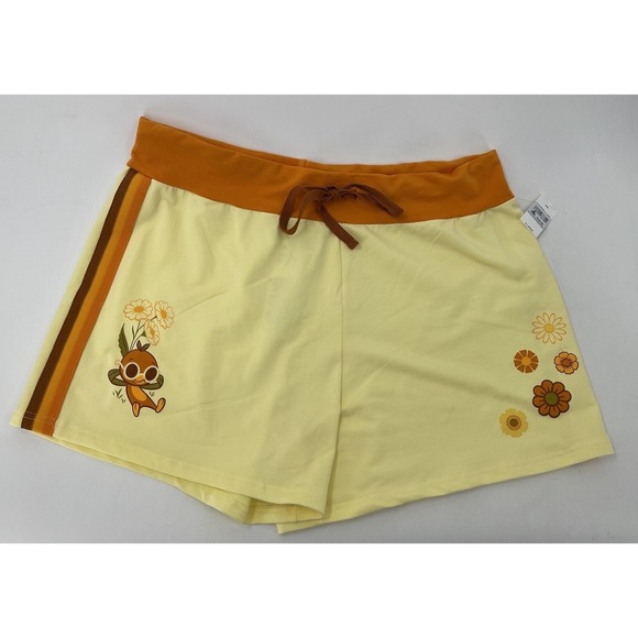 Disney Pants - Orange Bird Groovy Garden 2023 Epcot Flower & Garden Shorts Disney XL NWT New